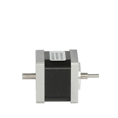 China Dual Shaft 1.8 Degree 3A 57*57mm NEMA 23 Stepper Motor Length 76mm Hybrid Stepper Motor for sale