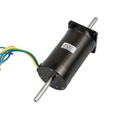 China 48v 57mm Explosion Proof Brushless DC Motor High Speed ​​8000rpm Brushless DC Motor With 50mm Length Double Shaft for sale