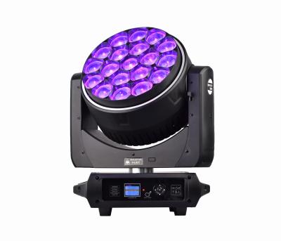 China Iluminación profesional de exhibición lavado Mini LED cabeza móvil Bee Eye19*40w en venta