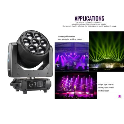 China 7*40W DMX512 Stage RGBW 4in1 LED Moving Head Iluminación de espectáculo profesional en venta