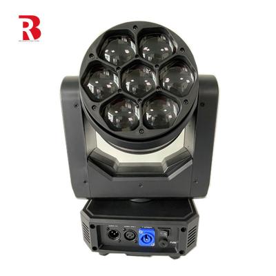 Cina Led Beam Mini LED Moving Head 7pcs 40W RGBW 4 In 1 LEDs Beeye Stage Light in vendita