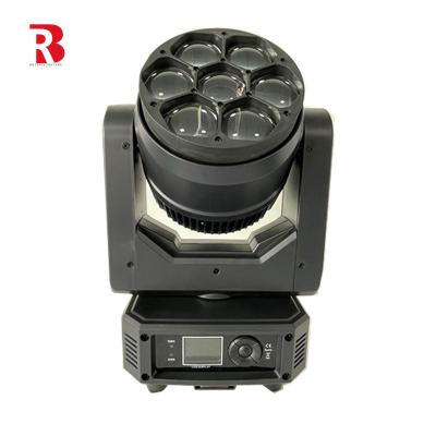 China Mini LED cabeza móvil 7pcs 40W LEDs RGBW Strobe haz de escenario Beeye luz para el espectáculo en venta