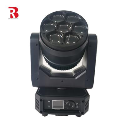 China 7pcs 40W High Brightness RGBW Big Bee Eye Moving Head For DJ Clubs for sale