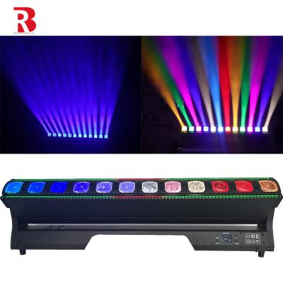 中国 12pcs 40W 2つの吊りブラケットレーザーバー RGB 運動頭 イベントの雰囲気のために 販売のため