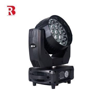 China Wash LED Zoom 19pcs 15W Sharpy Beam Moving Head Stage Light RGBW Oneindige mix voor bruiloft Te koop