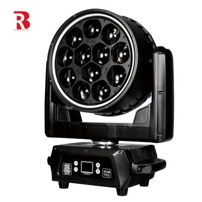 China Dmx512 Zoom 12 40W 4-in-1 LED-lamp Bewegende hoofd stage licht voor het evenement Te koop