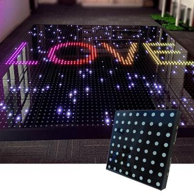 Cina IP55 Led Stage 50×50cm Wireless Digital Dance Floor con alta luminosità 3IN1 in vendita