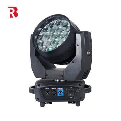 Китай Светодиодный движущийся головой ZOOM и вращение 19pcs 15W 4-в-1 Beeye Beam Stage Light продается