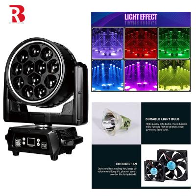 China Efeito LED Moving Head Beeye Stage 12pcs 40W RGBW Dj Bar Disco Zoom Wash Light à venda