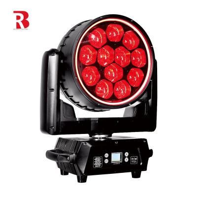 China Alto brilho LED Moving Head Beeye Stage 12pcs 40W RGBW Zoom Wash Light à venda