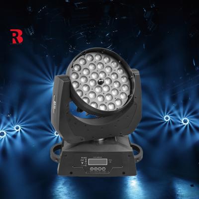 China 36*10W RGBW 4in1 LED Zoom LED Moving Head Light For Wedding Professional Stage for sale