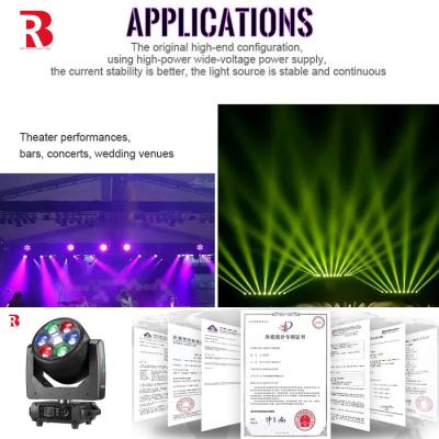 China Create Immersive Experiences With RGBW 4in1 LED 7x40W Moving Head Light For Theme Parks for sale