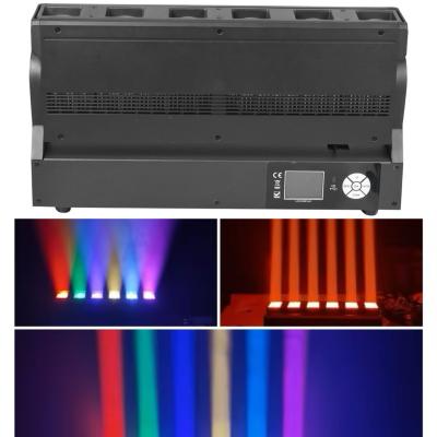 China LED Pixel Indoor Zoom Beam Wash Bar 6pcs 40W RGBW 4-in-1 Voor podium evenement feest Te koop