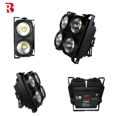 中国 スタジオテレビフィルム Dmxストローブ 2x100w 2 Eyes LED 観客ブラインドライト 4x100w 4 Eyes Ledブラインド 販売のため