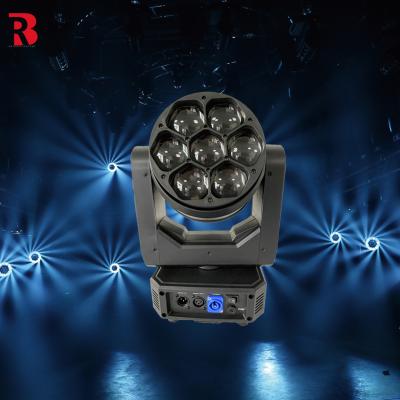 China 7*40W RGBW 4in1 LED Moving Head Stage Light For Party Wedding Show for sale