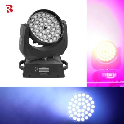 Chine 4in1 Rgbw Zoom Led 36pcs X 10w Lumière de lavage de tête mobile pour éclairage d'événement professionnel à vendre