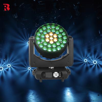 China 37*15W LED RGBW Infinite Mixture LCD LED Moving Head Light para la iglesia de la discoteca en venta