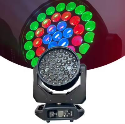 China Outdoor DMX512 37*15W RGBW LED Moving Head Stage Light With Advanced Cooling System for sale