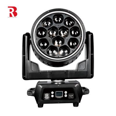 China 12x40W RGBW Moving Head Light Zoom Wash Light Para el club nocturno de bar de escenario profesional en venta