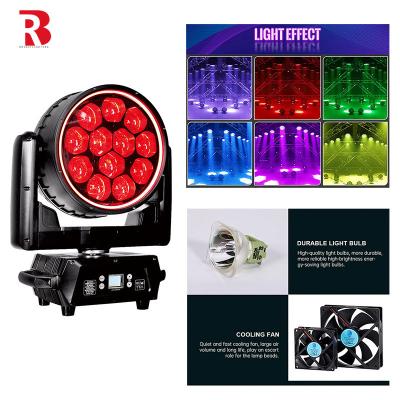 China Protección del agua RGBW Zoom Wash Beam Moving Head Light IP65 con efecto de control de punto único en venta