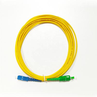 China Fiber Optic Jumper Factory Customization Simplex Jumper G652d/g657a SC UPC to SC UPC 2mm 3mm PVC/LSZH Fiber Patch Cord for sale