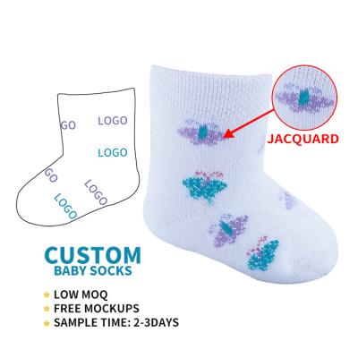 China 2022 Best Selling High Quality Custom Made Cotton Baby Socks QUICK DRY Custom Made Socks For Infant Girl for sale