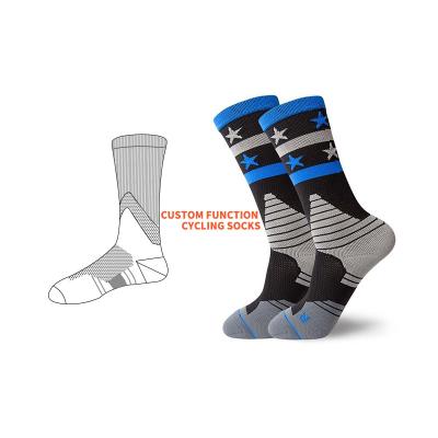 China New Exclusive Crew Socks Sports Socks Breathable Custom Cotton Star No Moq for sale