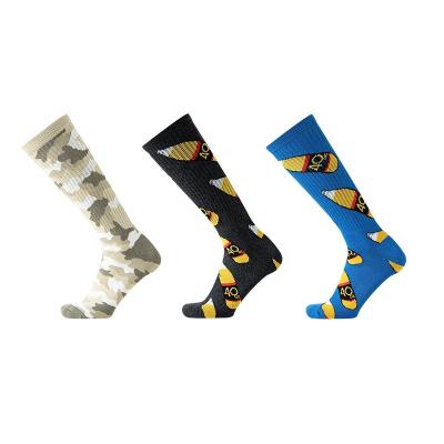 China Happy Funny Colorful Full Cotton QUICK DRY Wholesale Custom Women Designs Office Quality Custom Socks for sale