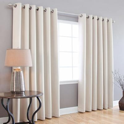 China Modern Design Jacquard Hotel Pleat Style 100% Blackout Curtain Minimalist Polyester s Ready Made Curtains And Sheer For Hotel for sale