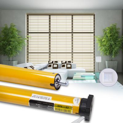 China Minimalist Smart Control Sunshades Roller Blinds Zebra Fabric Blind Customize Set Smart Patio Door Control for sale