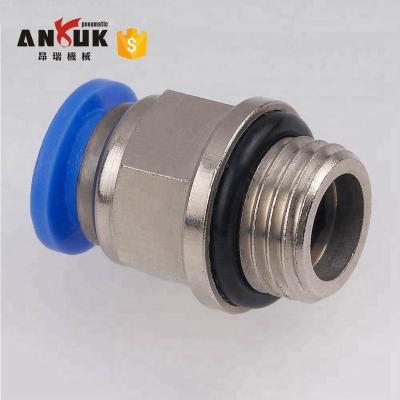 China Polyurethane/tracheal quick connector male thread nylon standard straight style PU/air hoses for sale