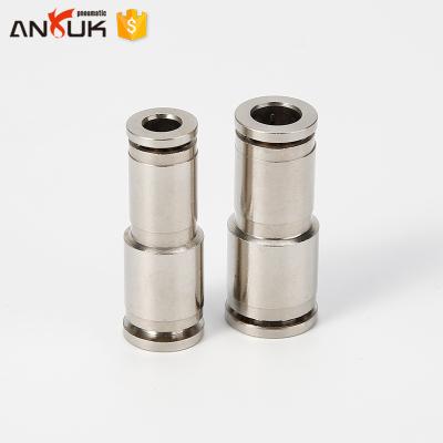 China Factory PG Series Pneumatic Fitting Push In Air Straigh Fitting Reducing Coupling SS Push Fitting for sale