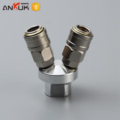 China Quick Release PU SMVB Round Mount Tube Bead Nickel Fittings for sale