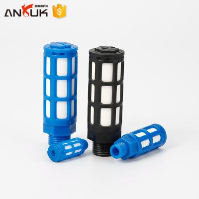 China Factory Wholesale Plastic Pneumatic Air Muffler Air Valve Cylinder Muffler Filter Plastic Supplier for sale