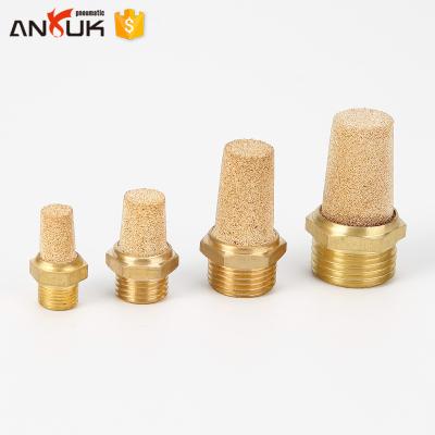 China Factory BSL Male Thread Sintered Bronze Exhaust Muffler Pneumatic Air Muffler for sale