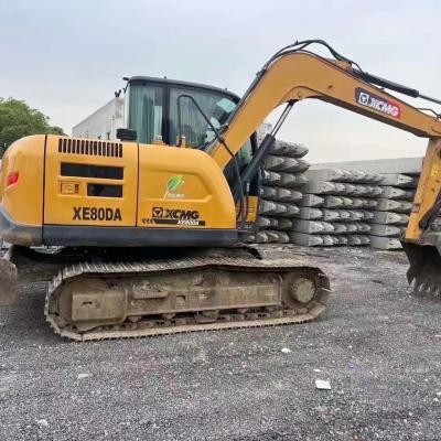 China XCMG XE80DA Excavadora hidráulica de rastreo Excavadora agrícola de 46,3 kW en venta