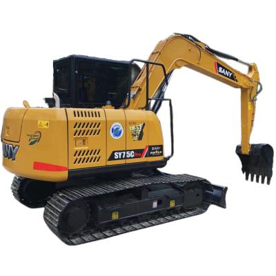 China min 7.5 ton used particular hot sell in Asia cheap price for now used excavator sy75c for sale