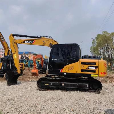 Κίνα Sany Χρησιμοποιούμενος Excavator Crawler 135 Δεύτερο χέρι Excavator Small SY135 προς πώληση