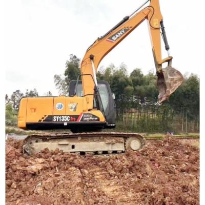 중국 수압 사용된 Sany Excavator 중고용 소형 Sany 135 Excavator 판매용