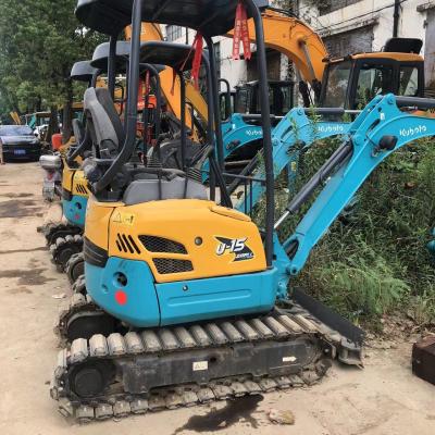 China Mini Excavadora Kubota Usada U15-3s 9.6kW Excavadora hidráulica de rastreo en venta