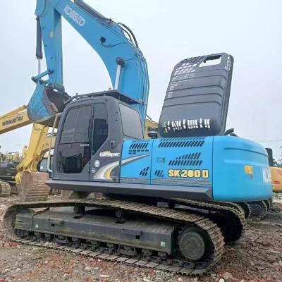 중국 건설 기계 사용 된 Kobelco 발굴기 원본 일본 SK260 수압 판매용