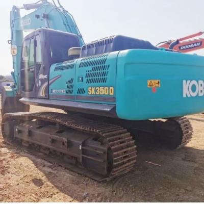 China Gebrauchtes Hydraulik-Crawler Kobelco Bagger Kobelco SK350 Baumaschinen zu verkaufen