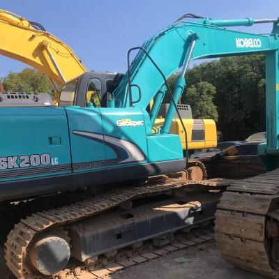 중국 사용 된 건설 기계 발굴기 Kobelco Sk200 발굴기 판매용