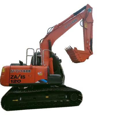 Chine ZAXIS120 Excavateur Hitachi d'origine utilisé Excavateur de cabine fermée à vendre