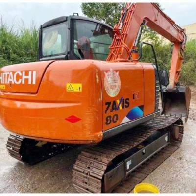 China 7 ton tweedehands mini graafmachine Hitachi 70 kleine graafmachine goede prestaties Te koop