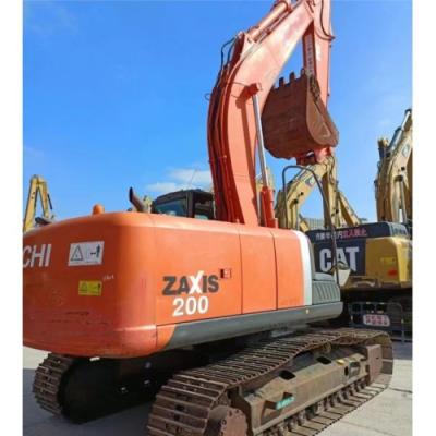 China 20T Gebraucht Hitachi Bagger Crawler Hitachi 200 Gebraucht Bagger zu verkaufen