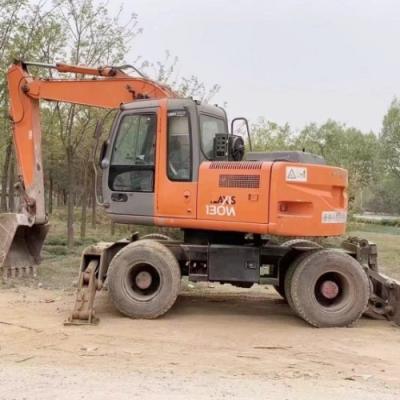 China Japanische Gebraucht-Hitachi Mini Bagger Radbagger ZAXIS130W zu verkaufen