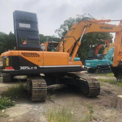 China Schwere Baumaschinen Bagger Hyundai 305LC-9 Gebrauchtbagger zu verkaufen