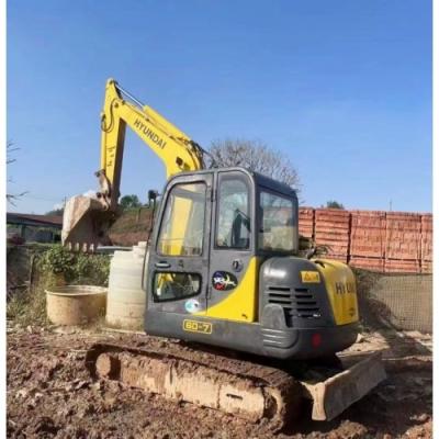 China Excavadora Hyundai Usada 60-7 Excavadora pequeña de Corea del Sur en venta