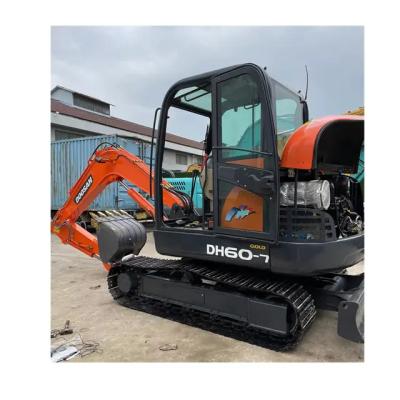 China Gebrauchtes Doosan DH60-7 Minibagger günstiger Preis Doosan DH60-7 Bagger zu verkaufen